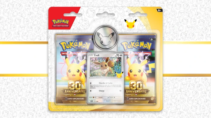 Du pack 30 ans pokémon évoli